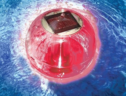 Red Floating Pool Ball Light